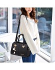 Nowe markowe damskie ozdoby sprzętowe jednolite torby na ramię torebka wysokiej jakości kopertówka damska Casual Crossbody torby