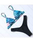 Marka OMKAGI stroje kąpielowe kobiety strój kąpielowy Sexy Push Up mikro Bikini Set pływanie strój kąpielowy kostiumy kąpielowe 