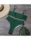 Stałe Bikini wysokie w talii Sexy Leopard Bikini kobiety nadruk węża strój kąpielowy strój kąpielowy 2020 nowe stroje kąpielowe 
