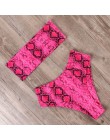 RUUHEE bandażowy strój kąpielowy Bikini kobiety strój kąpielowy Bikini wysokie w talii 2019 strój kąpielowy Push Up Maillot De B