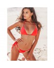 Seksowne Bikini kobiety strój kąpielowy stałe Bikini Set Push Up stroje kąpielowe niskiej talii kostiumy kąpielowe Bikini 2020 n