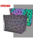 2020 marek projektant kobiet torba na ramię moda Laser Luminous Chain Strap mała torba kurierska siatka geometryczna torebka z u