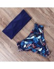 RUUHEE bandażowy strój kąpielowy Bikini kobiety strój kąpielowy Bikini wysokie w talii 2019 strój kąpielowy Push Up Maillot De B