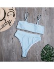 Stałe Bikini wysokie w talii Sexy Leopard Bikini kobiety nadruk węża strój kąpielowy strój kąpielowy 2020 nowe stroje kąpielowe 
