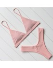 Marka OMKAGI stroje kąpielowe kobiety strój kąpielowy Sexy Push Up mikro Bikini Set pływanie strój kąpielowy kostiumy kąpielowe 
