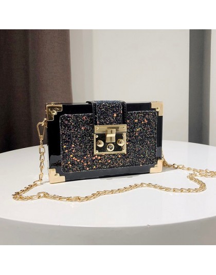Fashion Box damskie torby na ramię nity moda kobiety Messenger torby małe kwadratowe torebki damskie 2019 nowe kobiece pakiety n
