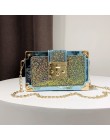 Fashion Box damskie torby na ramię nity moda kobiety Messenger torby małe kwadratowe torebki damskie 2019 nowe kobiece pakiety n
