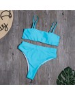 Stałe Bikini wysokie w talii Sexy Leopard Bikini kobiety nadruk węża strój kąpielowy strój kąpielowy 2020 nowe stroje kąpielowe 