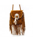 Kobiety Pu skórzana torba kobieta moda torby na ramię znane marki torby Crossbody Fringe Tassel kobiety Messenger torby herald F