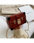 Fashion Box damskie torby na ramię nity moda kobiety Messenger torby małe kwadratowe torebki damskie 2019 nowe kobiece pakiety n