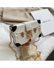 Fashion Box damskie torby na ramię nity moda kobiety Messenger torby małe kwadratowe torebki damskie 2019 nowe kobiece pakiety n