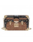 Fashion Box damskie torby na ramię nity moda kobiety Messenger torby małe kwadratowe torebki damskie 2019 nowe kobiece pakiety n