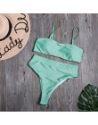 Stałe Bikini wysokie w talii Sexy Leopard Bikini kobiety nadruk węża strój kąpielowy strój kąpielowy 2020 nowe stroje kąpielowe 