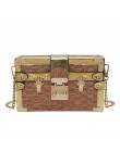 Fashion Box damskie torby na ramię nity moda kobiety Messenger torby małe kwadratowe torebki damskie 2019 nowe kobiece pakiety n