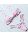 Marka OMKAGI stroje kąpielowe kobiety strój kąpielowy Sexy Push Up mikro Bikini Set pływanie strój kąpielowy kostiumy kąpielowe 