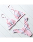 Marka OMKAGI stroje kąpielowe kobiety strój kąpielowy Sexy Push Up mikro Bikini Set pływanie strój kąpielowy kostiumy kąpielowe 