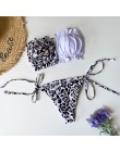 Peachtan Sexy różowe stroje kąpielowe damskie kostium kąpielowy bikini Bandeau 2020 mujer mikro kostium kąpielowy damski Push up