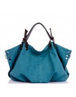 Torebki damskie Canvas Messenger torebki damskie Crossbody solidna torba na ramię Fashion Casual Designer torebka damska o dużej