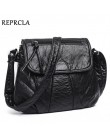 REPRCLA marka projektant kobiet Messenger torby Crossbody miękka torba na ramię ze skóry pu wysokiej jakości moda kobiet torby t