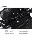 REPRCLA marka projektant kobiet Messenger torby Crossbody miękka torba na ramię ze skóry pu wysokiej jakości moda kobiet torby t