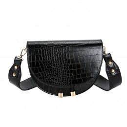 Elegancki wzór krokodyla Crossbody torba dla kobiet półokrągła twarda skóra ekologiczna luksusowa torebka damska torba projektan