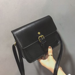 JIAMEN New Vintage Women Flap Fashion Casual skórzane torby na ramię Lady torba Crossbody kurierska elegancka kopertowa torebka 