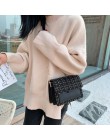 Bawełniane i lniane torebki Crossbody dla kobiet 2020 zimowe torby na ramię kobiece mini-łańcuch torebki i portmonetki