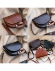 Luksusowa moda damska Crossbody torba krokodyl półkole torba siodło miękkie skórzane torby na ramię damskie torebki projektant