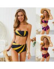 2020 nowe damskie seksowne Bikini Mujer wzburzyć Biquinis brazylijskie stroje kąpielowe lato kwiatowy drukowane strój kąpielowy 