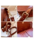 Luksusowa moda damska Crossbody torba krokodyl półkole torba siodło miękkie skórzane torby na ramię damskie torebki projektant
