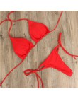 Sexy kobiety Bikini brazylijski strój kąpielowy Push-up biustonosz Bikini zestaw dwuczęściowy strój kąpielowy stroje kąpielowe s