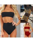 2020 nowe damskie seksowne Bikini Mujer wzburzyć Biquinis brazylijskie stroje kąpielowe lato kwiatowy drukowane strój kąpielowy 
