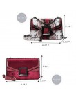 WENYUJH torebka damska nadruk węża torba na ramię Vintage Crossbody damska torba na ramię luksusowa skórzana torba Sac A Main