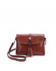 New Arrival prawdziwej skóry kobieca torba na ramię Tassel kobiety Crossbody torba 2019 moda torba małe torby klapowe dla pani
