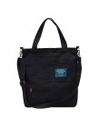Moda Messenger torby dla kobiet 2020 Brand New kobiety Patch Letters płócienne torebki studentki szkoła Casual torby na ramię