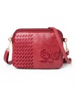 REPRCLA nowe trzy przegródki torebki Crossbody dla kobiet moda mała na ramię torba hafty damskie torebki torebka od projektanta