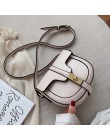Moda Crossbody torba dla kobiet torba siodło PU skórzane torby listonoszki półokrągłe torebki francuska torba niszowa