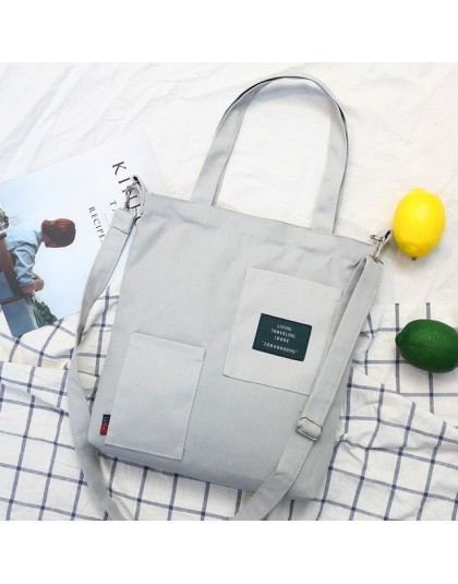 Moda Messenger torby dla kobiet 2020 Brand New kobiety Patch Letters płócienne torebki studentki szkoła Casual torby na ramię