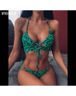 INGAGA wysokiej talii Bikini 2020 Push Up strój kąpielowy Leopard stroje kąpielowe kobiety brazylijski Bikini Set Biquini Sexy s