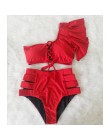 2020 seksowne Bikini stroje kąpielowe kobiety strój kąpielowy Push Up Biquini brazylijski Bikini Set związywane lato Bikini druk