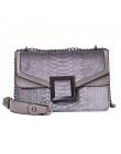 WENYUJH torebka damska nadruk węża torba na ramię Vintage Crossbody damska torba na ramię luksusowa skórzana torba Sac A Main