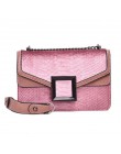 WENYUJH torebka damska nadruk węża torba na ramię Vintage Crossbody damska torba na ramię luksusowa skórzana torba Sac A Main