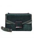 WENYUJH torebka damska nadruk węża torba na ramię Vintage Crossbody damska torba na ramię luksusowa skórzana torba Sac A Main