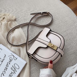 Moda Crossbody torba dla kobiet torba siodło PU skórzane torby listonoszki półokrągłe torebki francuska torba niszowa