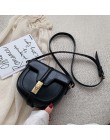 Moda Crossbody torba dla kobiet torba siodło PU skórzane torby listonoszki półokrągłe torebki francuska torba niszowa