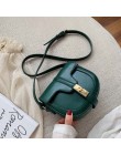 Moda Crossbody torba dla kobiet torba siodło PU skórzane torby listonoszki półokrągłe torebki francuska torba niszowa