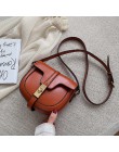 Moda Crossbody torba dla kobiet torba siodło PU skórzane torby listonoszki półokrągłe torebki francuska torba niszowa