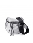 REALER kobiety Crossbody torba moda torba na ramię szeroki pasek miękka sztuczna skóra kobiet torba dla pań wysokiej jakości