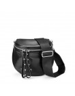 REALER kobiety Crossbody torba moda torba na ramię szeroki pasek miękka sztuczna skóra kobiet torba dla pań wysokiej jakości