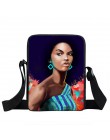 Afro Lady dziewczyna torba na ramię afryki piękna księżniczka mała torba na ramię brązowy kobiet torebki mini skrzynki nastolate